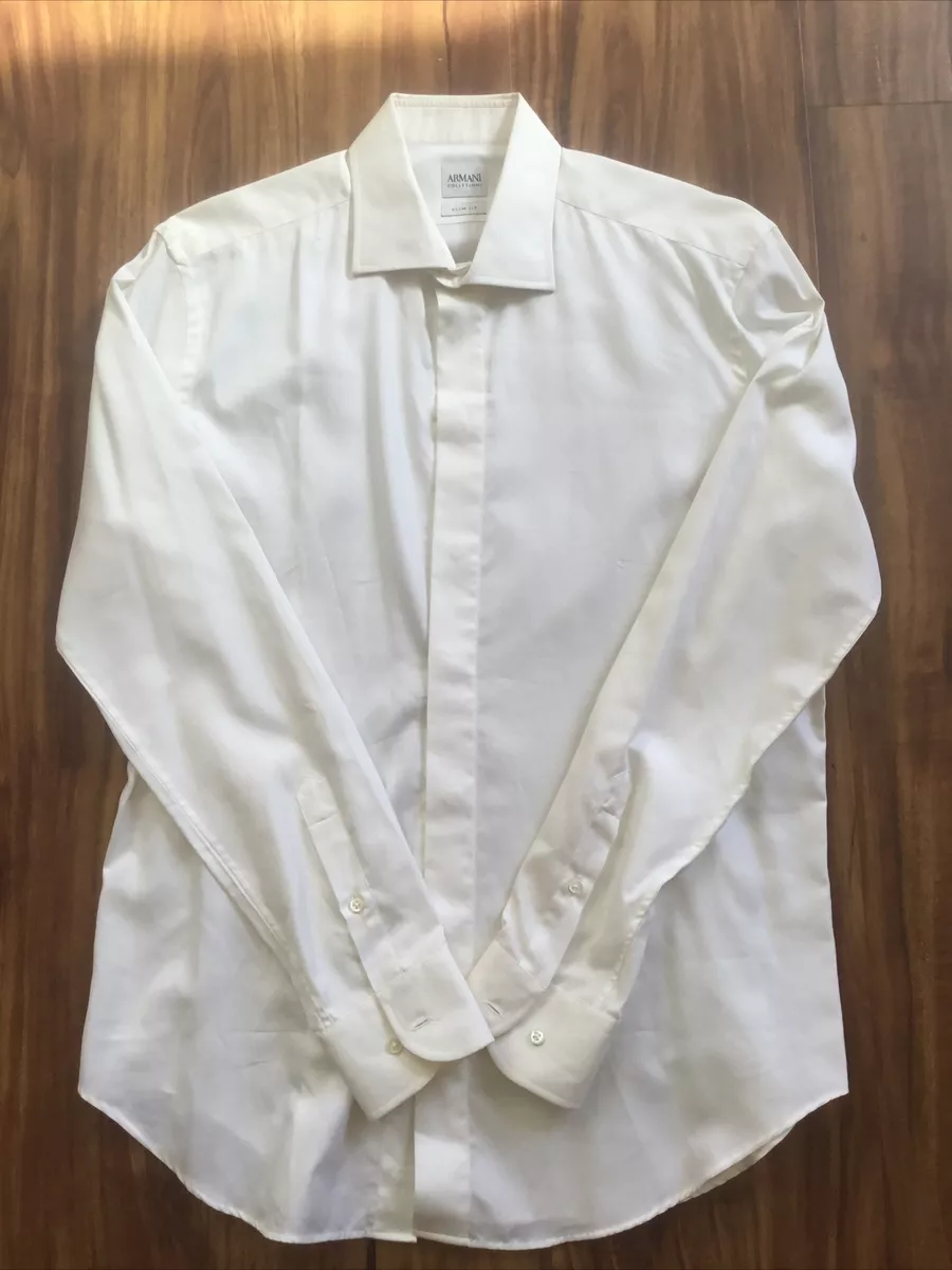 Slim white dress shirt 2025