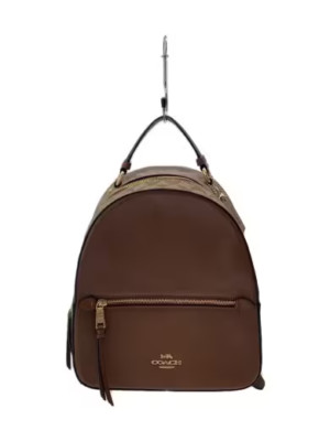 F76622 Coach Backpack Jordyn Purse Leather Brown Gently Used | eBay