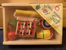 Classic Wooden Toy Set - 5 Activities