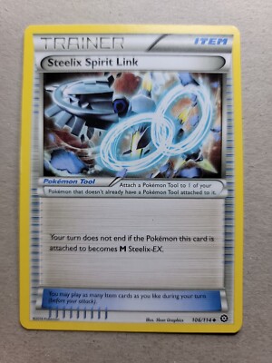 Pokemon Trainer - Steelix Spirit Link - 106/114 - LP