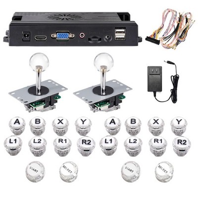 Pandora's Box system, with 5018, DIY Kit 2 Player with joystick and buttons.....