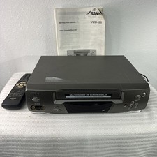 Sanyo VHS Player With Remote Tested Good Model VWM280 Sold As Is No Returns
