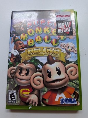 Super Monkey Ball Deluxe (Xbox, 2005)(Complete)(Tested And Working)