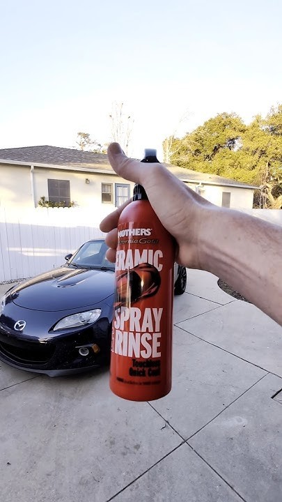 Mothers California Gold Ceramic Spray & Rinse Wax 16oz Water-Activated Touchless