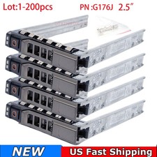 Lot G176J 2.5"SFF Drive Caddy Tray for Dell R310,R410,R510,R610,R710, T410 8FKXC