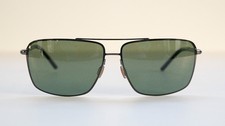 Bmw Aviator Metal Sunglasses Black Silver A B82031-005p 62-14 143 3