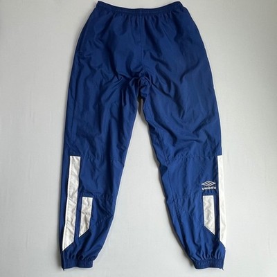 Umbro Track Pants Vintage 90s Windbreaker Blokecore Streetwear Mens Large READ