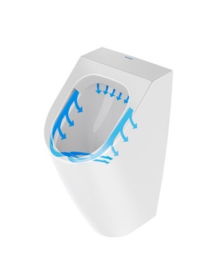 Duravit Soleil by Starck Urinal, rimless, ohne Fliege, 350x300x585mm,