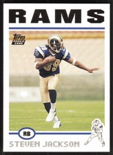 Steven Jackson, 2004 Topps, #325, St. Louis Rams,