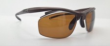 Vintage Liberty T10-A Brown Oval Half-Rim Sunglasses FRAMES ONLY Taiwan