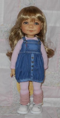Kemper DANIELLE Doll Wig SIZE 7/8 (BIG) BLONDE Long Hair W/Body Full Bangs (NS)