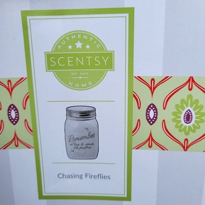 Scentsy Chasing Fireflies Wax Warmer 2014 Mason Jar-Retired-NEW In Box