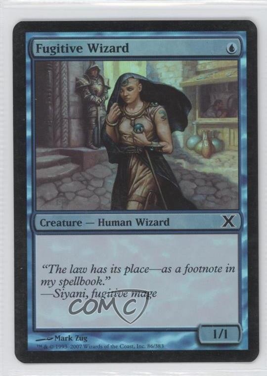 Fugitive Wizard Foil Magic: 10th Edition #86 2007