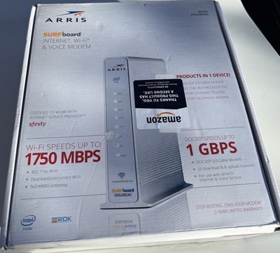 ARRIS SVG2482AC AC1750 Surfboard DOCSIS 3.0 Cable Modem Gateway Router