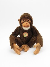 Steiff Jocko Chimpanzee Monkey Stuffed Animal Toy with Original Tags 10" Brown