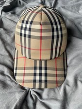 Burberry Men’s Check Baseball Cap One Size