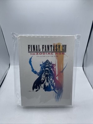 Final Fantasy XII Zodiac Age Prima Collectors Guide Hardcover 2017 With Card
