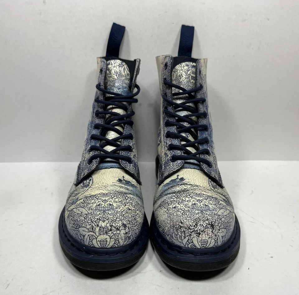 Botas de cuero Dr. Martens 1460 cristal sauce porcelana china para hombre 10/mujer 11 Foto 2 de 4