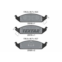 Textar 2331801 Bremsbelagsatz Scheibenbremse Vorderachse FüR Chrysler Dodge