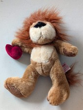 Valentine's Lion - Lillian Vernon Plush Toy Brown, 1990s, Lion 