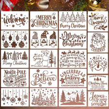 Christmas Stencils for Crafts Reusable Christmas Stencil