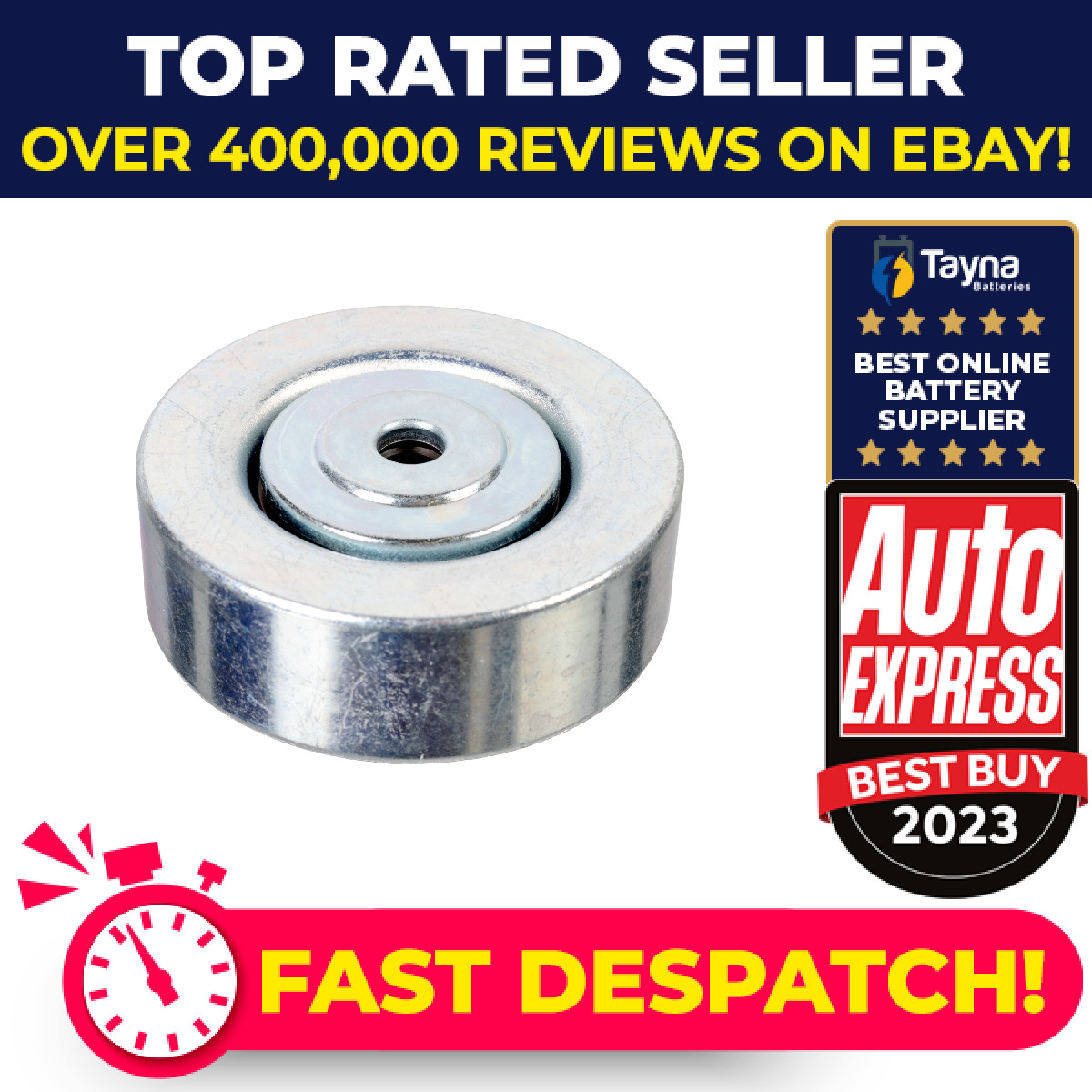 Aux Belt Tensioner fits BMW 320D E46 2.0D 98 to 01 Drive V-Ribbed 11282243592
