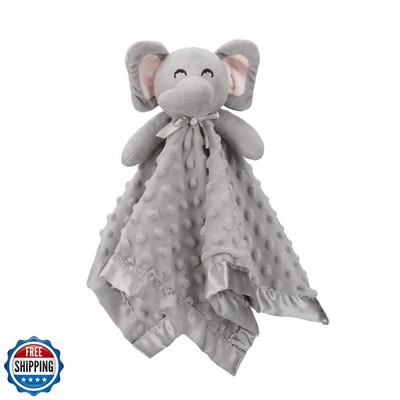 Pro Goleem Elephant Security Blanket, Soft Lovey Unisex Lovie Baby Gifts for 
