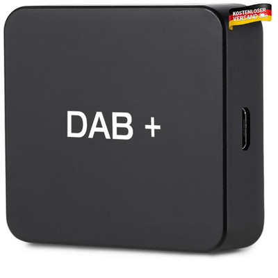 DAB+ Digital Audio Broadcast Box Empfängeradapter mit Antenne für Autoradio