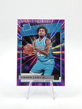 Vernon Carey Jr. 2020-21 Donruss RC Holo Purple Laser SP #/99 #241