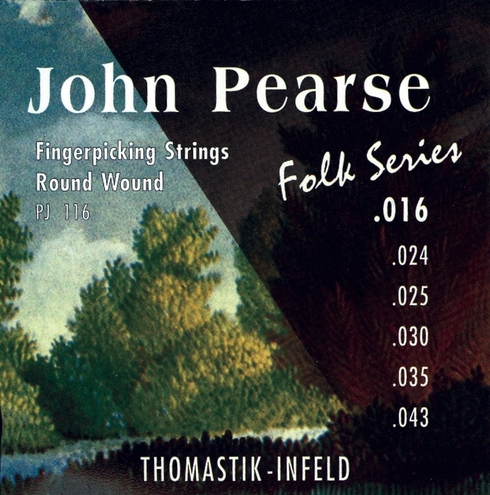 Cordes pour guitare classique John Pearse Folk PJ116 en nylon pur de haute précision