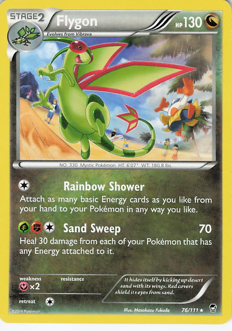 Flygon Rare XY - Furious Fists 76/111