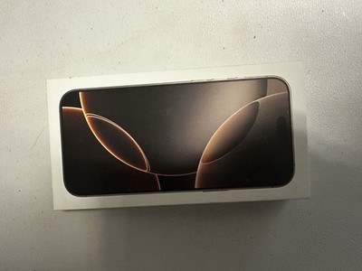 Original Apple iPhone 16 Pro Max Desert Titanium Empty Box Only