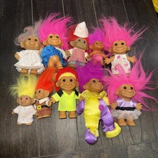 Troll Dolls Lot Of 10 Various  Outfits Russ Ace TNT lot  50