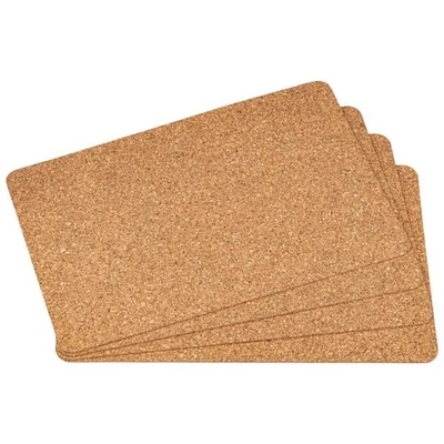 Kork Tischset (4er Set) Platzset für Esstisch | Unterlage Teller | 44x29 cm - Bild 1 von 4