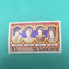 St Vincent & Grenadines 1977 10c MNH Queen Elizabeth II Jubilee Stamp