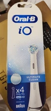 Oral-B iO Ultimate Clean Replacement Brush Heads - 4 Count Open box