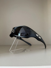 Vintage Oakley Monster Dog Sunglasses 00s Matte Black Frame Black Lenses11