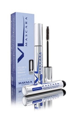 Mascara Volume & Length Waterproof, Midnight Blue, 0.32 Ounce
