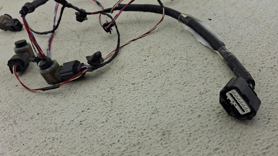 Nissan Murano 2019-2024 3,5 L parachoques trasero arnés de cableado con sensores OEM Foto 3 de 4