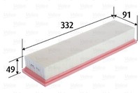 Valeo Luftfilter 585424 Filtereinsatz FüR Peugeot 207 C3 SW CitroËN Bifuel LPG 2