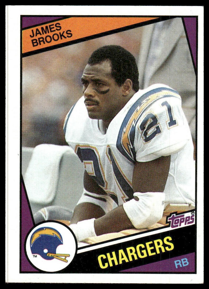 James Brooks 1984 Topps #176 San Diego Chargers