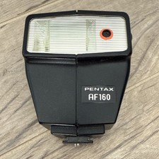 vintage PENTAX AF160 compact shoe mounted camera flash UNTESTED