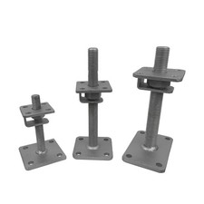 Pfostentr&auml;ger Hans h&ouml;henverstellbar  60 - 480 mm Pfostenhalter GeZu Impex&reg;
