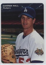 1996 Mother's Cookies Los Angeles Dodgers Stadium Giveaway Darren Hall #24 0q3