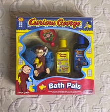 NIB RARE Curious George  Bath Pals  Set