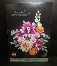 LEGO Botanicals Pretty Pink Flower Bouquet Building Set 10342 749 Pieces