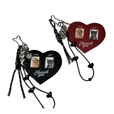 Portable Photo Frame Keychain Charm Keeps Memories Close In Elegant Designs