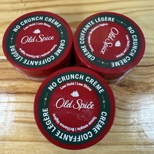 Old Spice Hair Styling Creme Coiffante Legere Low Hold Shine 2.2 Oz Set Of 3