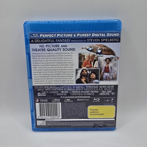 *Batteries Not Included - Region B Bluray, Hume Cronyn, Steven Spielberg, 1987. - Picture 3 of 3