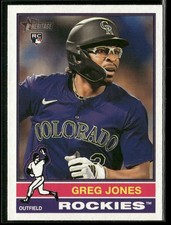 2025 Topps Heritage - Greg Jones #392 (RC) - Rockies